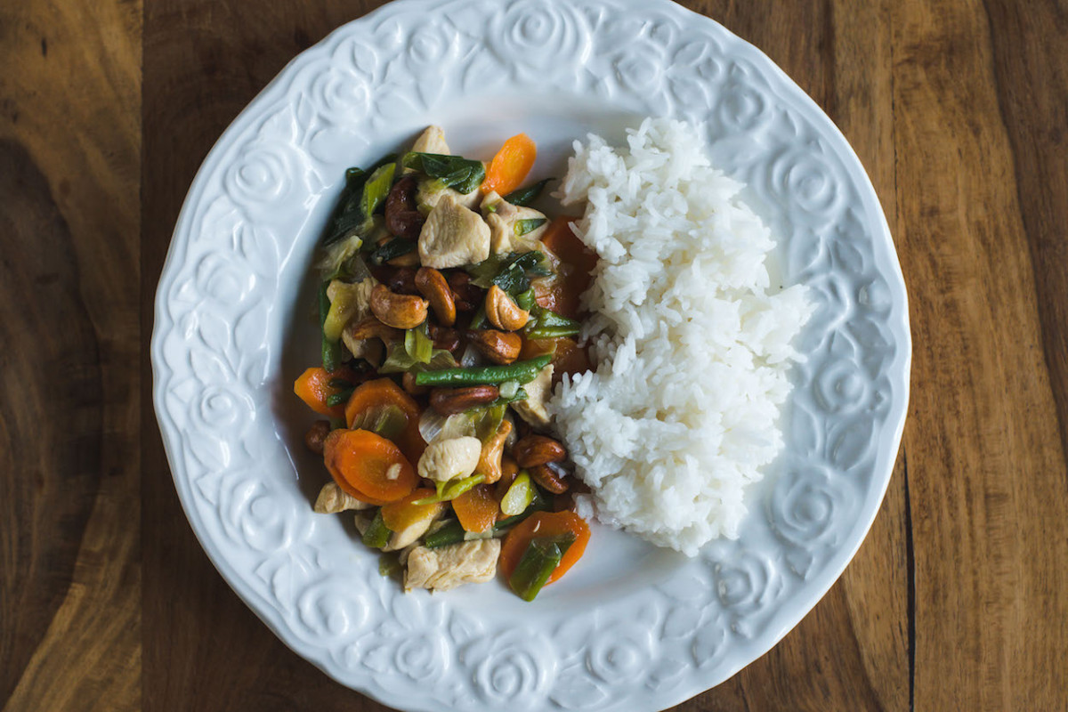 Huhn mit Cashew Nüssen: Das Original Thai-Rezept